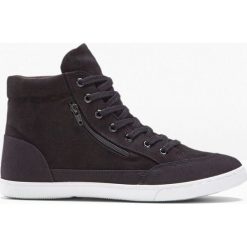Wysokie sneakersy bonprix czarny. Czarne buty sportowe damskie bonprix. Za 79,99 zł.