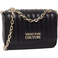 Torebka VERSACE JEANS COUTURE - E1VVBBQ1 71418 899. Czarne torebki klasyczne damskie Versace Jeans Couture, bez wzorów, z jeansu, wizytowe, bez dodatków. Za 819,00 zł.