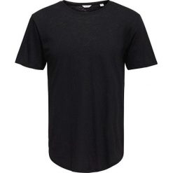 ONLY&SONS Koszulka męska Punk Loose Long y Ss Tee Black (rozmiar S). Czarne koszulki męskie Only&Sons, s, bez wzorów, bez kołnierzyka, bez rękawów. W wyprzedaży za 56,00 zł.