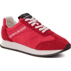 Sneakersy CALVIN KLEIN JEANS - Jerrold S0581 Tomato. Czerwone sneakersy męskie Calvin Klein Jeans, bez zapięcia. Za 569,00 zł.