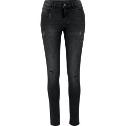 Boyfriendy damskie: Urban Classics Ladies Ripped Denim Pants Jeansy damskie czarny