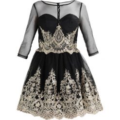 Sukienki hiszpanki: Chi Chi London RYANNE Sukienka koktajlowa black/gold