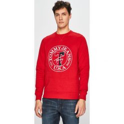 Tommy Jeans - Bluza. Szare bluzy męskie Tommy Jeans, s, z nadrukiem, z elastanu, z okrągłym kołnierzem, bez rękawów, bez kaptura. W wyprzedaży za 219,90 zł.