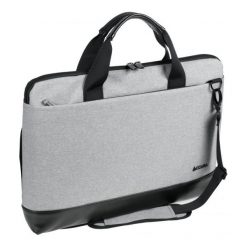 Accura Luca 14,1" ACC6068. Szare torby na laptopa Accura, bez wzorów, z nylonu. Za 59,90 zł.