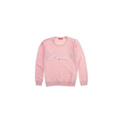 Bluza damska z długim rękawem. Różowe bluzy damskie marki TXM, z długim rękawem, długie. Za 27,99 zł.