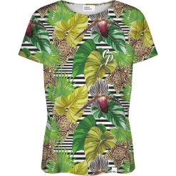 Colour Pleasure Koszulka damska CP-030 271 zielona r. XL/XXL. Zielone bluzki damskie marki Colour pleasure, xl. Za 70,35 zł.