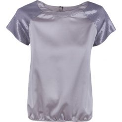 T-shirt DEHA. Szare bluzki damskie Deha, bez wzorów, z jeansu, bez kołnierzyka, bez rękawów. W wyprzedaży za 171,00 zł.