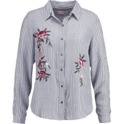 Koszule wiązane damskie: Cream VALERIE Koszula blue indigo
