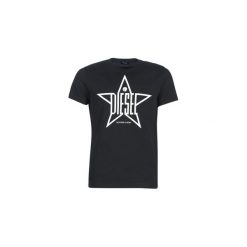 T-shirty z krótkim rękawem Diesel T DIEGO YH. Czarne t-shirty męskie Diesel, s, bez wzorów, bez kołnierzyka, krótkie. Za 143,20 zł.