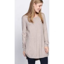 Khaki Sweter Coming Home. Brązowe bez kategorii Born2be, xl, z okrągłym kołnierzem. Za 79,99 zł.