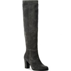 Muszkieterki LASOCKI - 2426 Szary. Szare kozaki damskie na obcasie marki Lasocki, z materiału. Za 359,99 zł.