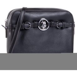 Torebka U.S. POLO ASSN. - Delaware Crossbody Bag BIUDW2776WVP000 Black. Czarne listonoszki damskie U.S. Polo Assn., bez wzorów, ze skóry ekologicznej, bez dodatków. Za 299,00 zł.