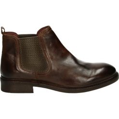 Botki męskie - 56710 BROWN. Brązowe bez kategorii Venezia, ze skóry. Za 299,00 zł.