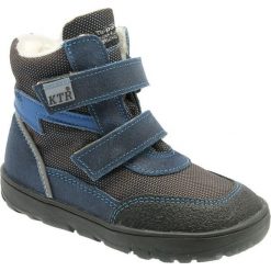 KTR® buty zimowe chłopięce 27 niebieski. Niebieskie buty chłopięce zimowe Ktr®, bez zapięcia. Za 335,00 zł.