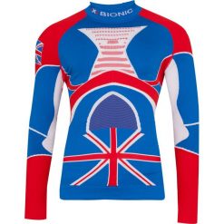 Koszulka X-BIONIC PATRIOT UK. Czerwone koszulki męskie X BIONIC, bez wzorów, sportowe, z golfem, bez rękawów. W wyprzedaży za 406,00 zł.