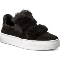 Sneakersy BRONX - Byardenx 65966-F Black 01. Czarne półbuty damskie marki Bronx, bez wzorów, ze skóry, bez obcasa, na płaskiej podeszwie, bez zapięcia. W wyprzedaży za 219,00 zł.
