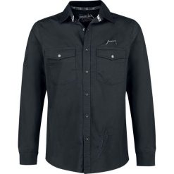 Metallica EMP Signature Collection Koszula czarny. Czarne koszule męskie na spinki marki Metallica, m, z aplikacjami, z dekoltem na plecach, z długim rękawem. Za 199,90 zł.