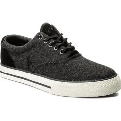 Tenisówki POLO RALPH LAUREN - Vaughn 816672076001 Vulc Charcoal. Szare półbuty męskie Polo Ralph Lauren, na co dzień, bez wzorów, z zamszu, bez zapięcia. W wyprzedaży za 209,00 zł.