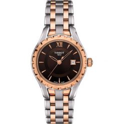 PROMOCJA ZEGAREK TISSOT T - LADY T072.010.22.298.00. Pomarańczowe, analogowe zegarki damskie marki TISSOT, ze stali. W wyprzedaży za 1663,21 zł.