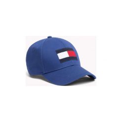 Czapki z daszkiem Tommy Hilfiger AM0AM04508 BIG FLAG. Niebieskie czapki damskie TOMMY HILFIGER, bez wzorów. Za 154,62 zł.
