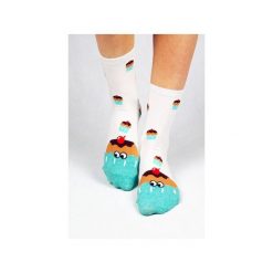 Skarpetki w słodkie babeczki (dla łasucha). Szare skarpetki damskie marki Candysox.pl. Za 30,00 zł.