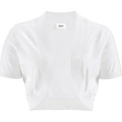 Bolerko bonprix biały. Białe bolerka i narzutki damskie marki bonprix. Za 59,99 zł.