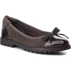 Półbuty TAMARIS - 1-22100-21 Anthracite Com 234. Szare creepersy damskie Tamaris, z materiału, na obcasie. Za 229,90 zł.