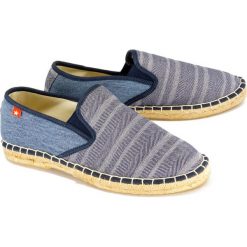 BIG STAR FF174542 niebieski, espadryle męskie. Niebieskie espadryle męskie BIG STAR, bez wzorów, retro, bez zapięcia. Za 109,90 zł.