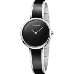 Calvin Klein Seduce Zegarek Czarny. Czarne zegarki damskie Calvin Klein, srebrne. Za 1102,95 zł.
