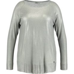 Swetry klasyczne damskie: Open End Sweter grey