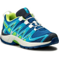 Buty trekkingowe chłopięce: Trekkingi SALOMON – Xa Pro 3D J 379115 10 M0 Deep Water/Scuba Blue/Tonic Green