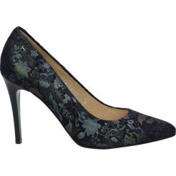 Czółenka - 3900 PRC23 BL. Czarne buty ślubne damskie Venezia, ze skóry. Za 319,00 zł.