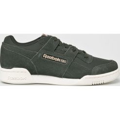 Reebok Classic - Buty Workout Plus. Zielone buty sportowe męskie Reebok Classic, ze skóry, na sznurówki, reebok classic. W wyprzedaży za 319,90 zł.