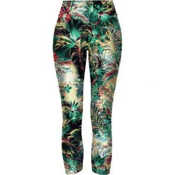 Legginsy we wzory: Legginsy w kolorze zielono-czarnym