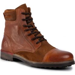 Trzewiki NOBRAND - Iron 3 13272 Cognac. Pomarańczowe sztyblety męskie Nobrand, ze skóry, bez zapięcia. W wyprzedaży za 439,00 zł.