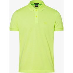 BOSS Athleisure - Męska koszulka polo – Piro, zielony. Zielone koszulki męskie BOSS Athleisure, xxl, bez wzorów, z bawełny, eleganckie, bez rękawów. Za 349,95 zł.
