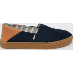 Toms - Espadryle Classic. Niebieskie espadryle męskie Toms, bez wzorów, z gumy. W wyprzedaży za 219,90 zł.
