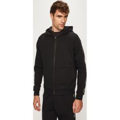 Hummel - Bluza. Czarne bluzy męskie Hummel, m, z aplikacjami, z bawełny, z kapturem, bez rękawów, z kapturem. W wyprzedaży za 199,90 zł.