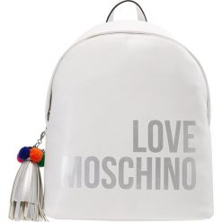 Plecaki damskie: Love Moschino POM POM BACKPACK Plecak bianco