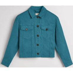 Jeansowa kurtka - Niebieski. Szare kurtki damskie jeansowe marki SIMOND, s. Za 139,99 zł.