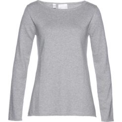 Swetry damskie: Sweter bonprix jasnoszary melanż