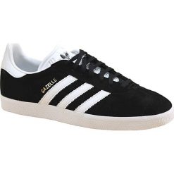 Adidas Gazelle BB5476 42 2/3 Czarne. Czarne buty sportowe męskie Adidas, ze skóry, bez zapięcia, Adidas Gazelle. W wyprzedaży za 319,99 zł.