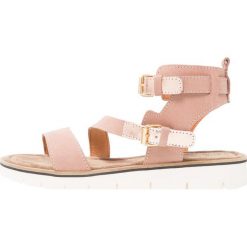 Sandały damskie: Ca’Shott Sandały z cholewką nude/specchio rose