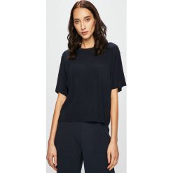 Jacqueline de Yong - Top. Niebieskie bluzki damskie Jacqueline de Yong, s, bez wzorów, z poliesteru, z okrągłym kołnierzem. W wyprzedaży za 37,90 zł.