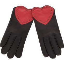 Rękawiczki Damskie TWINSET - Guanti RA8T4B Bic Nero/Papavero 02773. Czarne rękawiczki damskie Twinset, ze skóry. Za 379,00 zł.