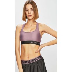 Under Armour - Biustonosz sportowy. Różowe biustonosze sportowe damskie marki Under Armour, s, z elastanu. Za 139,90 zł.