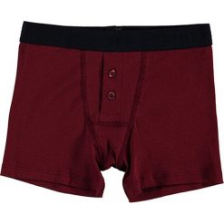 Bokserki w kolorze bordowym. Czerwone bielizna chłopięca Schiesser Boys, bez wzorów. W wyprzedaży za 32,95 zł.