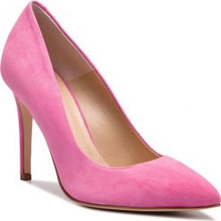 Szpilki SOLO FEMME - 34201-A8-I56/000-04-00 Amarant. Różowe półbuty damskie Solo Femme, bez wzorów, ze skóry, eleganckie, bez obcasa, na obcasie, bez zapięcia. W wyprzedaży za 239,00 zł.