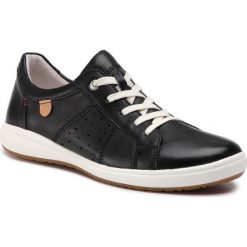 Półbuty JOSEF SEIBEL - Caren 01 67701 133 100 Schwarz. Czarne półbuty damskie Josef Seibel, na co dzień, bez wzorów, ze skóry, bez obcasa, na płaskiej podeszwie, bez zapięcia. W wyprzedaży za 239,00 zł.