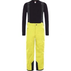 Spodnie narciarskie The North Face Snowquest Suspender Plus T934VX1B0 - żółty. Żółte spodnie chłopięce narciarskie . Za 391,99 zł.